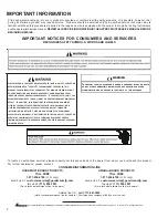 Preview for 2 page of Goodman ComfortNet DSXC160241AC Service Instructions Manual