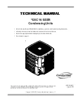 Goodman DSXC160481B* Technical Manual предпросмотр