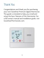 Preview for 3 page of Goodman G4272C Quick Start Setup Manual