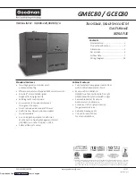 Предварительный просмотр 1 страницы Goodman GCEC80 Manual