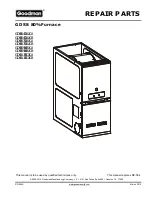 Goodman GDS80453AXCA Repair Parts preview