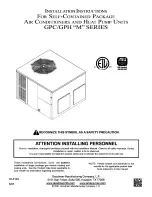 Предварительный просмотр 1 страницы Goodman GPC "M" Series Installation Instructions Manual