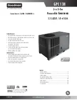 Goodman GPC1324H41AC Specifications предпросмотр