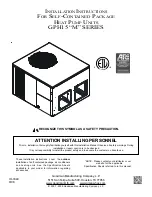 Goodman GPH1524M41 Installation Manual preview