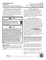 Preview for 1 page of Goodman IO-259U Installation & Service Reference