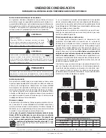 Goodman IO-GSH14-SP (Spanish) Instalación Y Referencia De Servicio Técnico предпросмотр