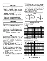 Предварительный просмотр 8 страницы Goodman Maytag Amana A/GPG14 M Series Installation & Operating Instructions Manual