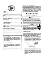 Preview for 4 page of Goodman PACKAGE TERMINAL AIR CONDITIONER/HEAT PUMP Installation Instructions & Owner'S Manual