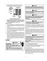 Preview for 9 page of Goodman PACKAGE TERMINAL AIR CONDITIONER/HEAT PUMP Installation Instructions & Owner'S Manual