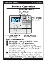 Предварительный просмотр 7 страницы Goodman TSTATG2152-2 Owner'S Manual