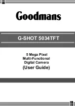 Preview for 1 page of Goodmans G-SHOT 5034TFT User Manual