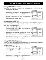 Preview for 22 page of Goodmans G-SHOT2027TFT User Manual