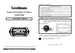 Goodmans GCDR1896 Instruction Manual предпросмотр