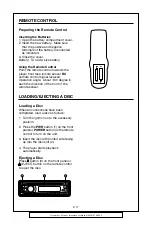 Предварительный просмотр 17 страницы Goodmans GCE 5005DVD Instruction Manual