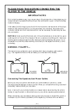 Предварительный просмотр 4 страницы Goodmans GCE 7301 CD Instruction Manual