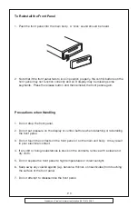 Предварительный просмотр 9 страницы Goodmans GCE 7301 CD Instruction Manual