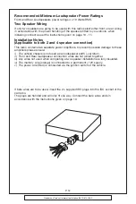 Предварительный просмотр 12 страницы Goodmans GCE 7301 CD Instruction Manual