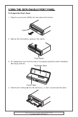 Предварительный просмотр 8 страницы Goodmans GCE 7350 MP3R Instruction Manual