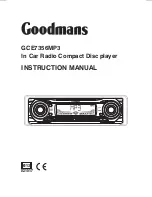 Goodmans GCE7356MP3 Instruction Manual preview