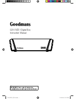 Preview for 1 page of Goodmans GD11FVZS1 Instruction Manual