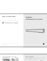 Goodmans GDSB02BT20 User Manual preview