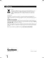 Предварительный просмотр 12 страницы Goodmans GDSB04BT50 User Manual