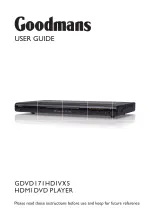 Goodmans GDVD171HDIVX5 User Manual preview