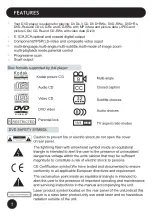 Preview for 4 page of Goodmans GDVD171HDIVX5 User Manual