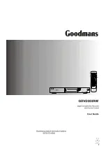 Preview for 1 page of Goodmans GDVD303RW User Manual