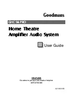 Goodmans GHC 56 PRO User Manual предпросмотр