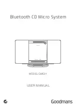 Preview for 1 page of Goodmans GMC01 User Manual