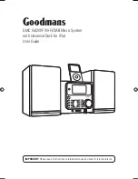 Preview for 1 page of Goodmans GMC1502WF User Manual