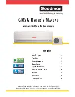 Предварительный просмотр 1 страницы Goodmans GMSG Owner'S Manual