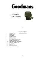 Goodmans GNAV20 User Manual предпросмотр