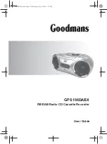 Goodmans GPS186DABX User Manual предпросмотр