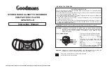 Goodmans GPS219PLLR Instruction Manual preview