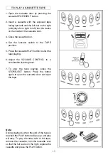 Предварительный просмотр 14 страницы Goodmans GPS223MP3 Instruction Manual