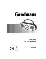 Goodmans GSR85DAB User Manual предпросмотр