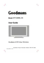 Goodmans GTV26WLCD User Manual preview