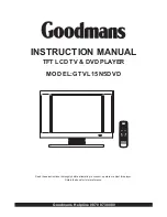 Goodmans GTVL15N5DVD Instruction Manual preview