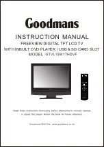 Goodmans GTVL15W17HDF Instruction Manual preview