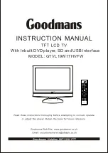 Goodmans GTVL19W17HVFW Instruction Manual preview