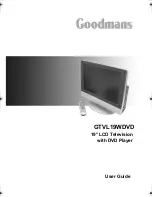 Preview for 1 page of Goodmans GTVL19WDVD User Manual