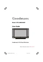 Goodmans GTVL26W26HDF User Manual preview