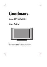 Preview for 1 page of Goodmans GTVL32W8HD User Manual