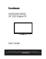 Goodmans GVLEDHD32DVD User Manual preview