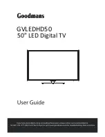 Предварительный просмотр 1 страницы Goodmans GVLEDHD50 User Manual