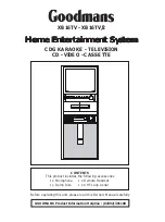 Goodmans XB16TV Owner'S Manual preview