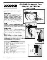 Предварительный просмотр 2 страницы Goodson CF-2002 Instructions