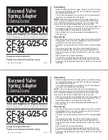 Goodson CF-24-G Instructions предпросмотр